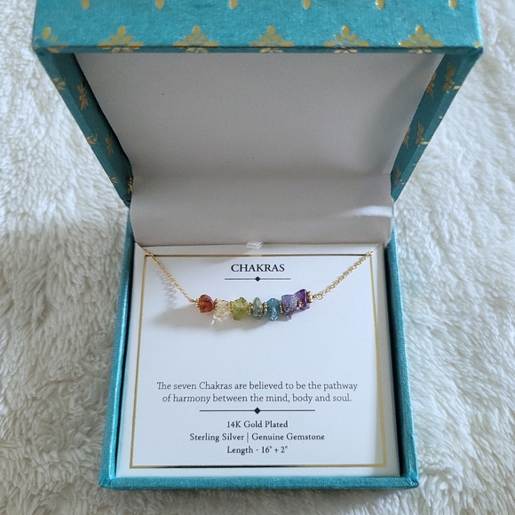 Shivam Jewelry - Shivam Seven7️⃣ Chakras🧘♀️ Stationary Necklace - NIB